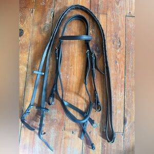 Cob bridle and reins